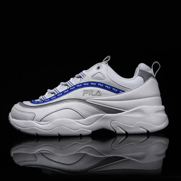 Fila Ray Tapey Tape Men's Lifestyle Shoes - White/Blue,NZ 748-64021